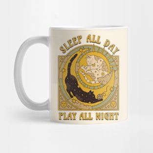 Sleep All Day, Play All Night Mug